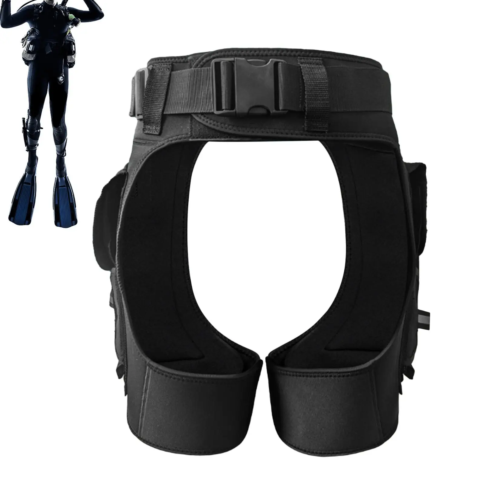 

Diving Pants Open-Crotch Design Wetsuit Shorts Men With Pockets High-Elasticity Wetsuit Pants For Water Sport Sailing Outdoor