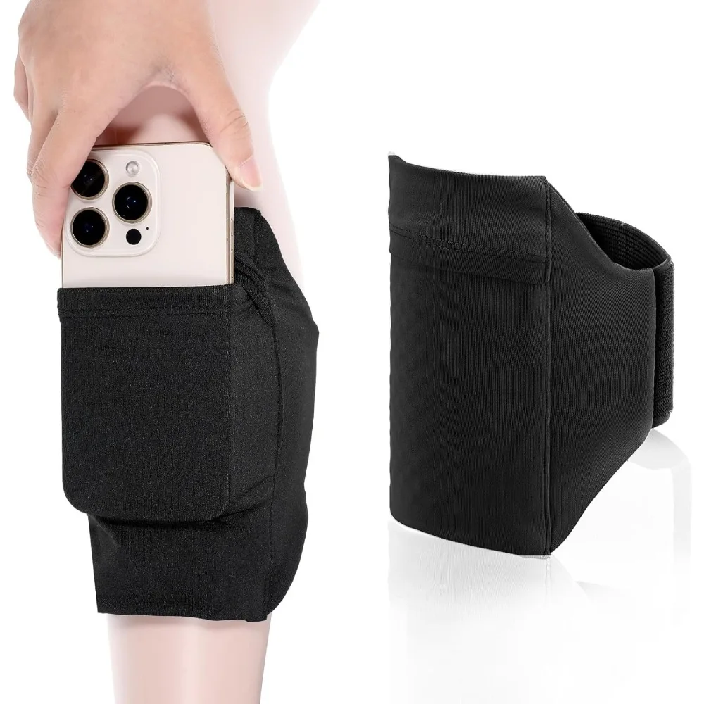 

Leg Phone Holder, Cell Phone Leg Straps Ankle Wallet Thigh Holder Wallet Calf Straps Adjustable Arm Pouch Non Slip Sports Armband Storage Bag for Equestrian Jogger Running Workout