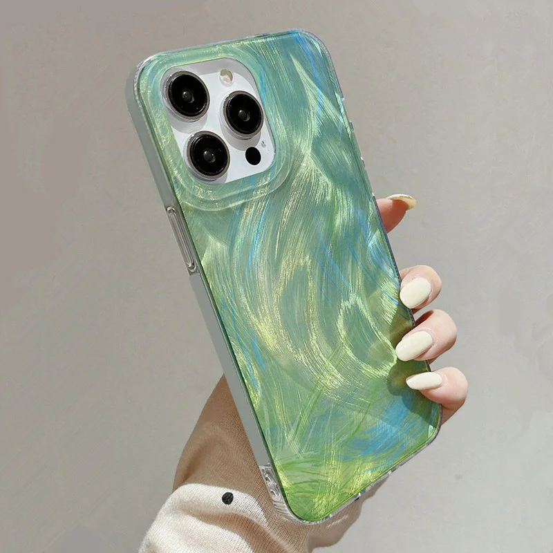 Glitter Gradient Blue Starry Sky Phone Case For Samsung Galaxy S25 S24 Ultra S23 S22 S21 Plus FE A16 A56 A55 A15 A54 A53 Cover - náhled 2