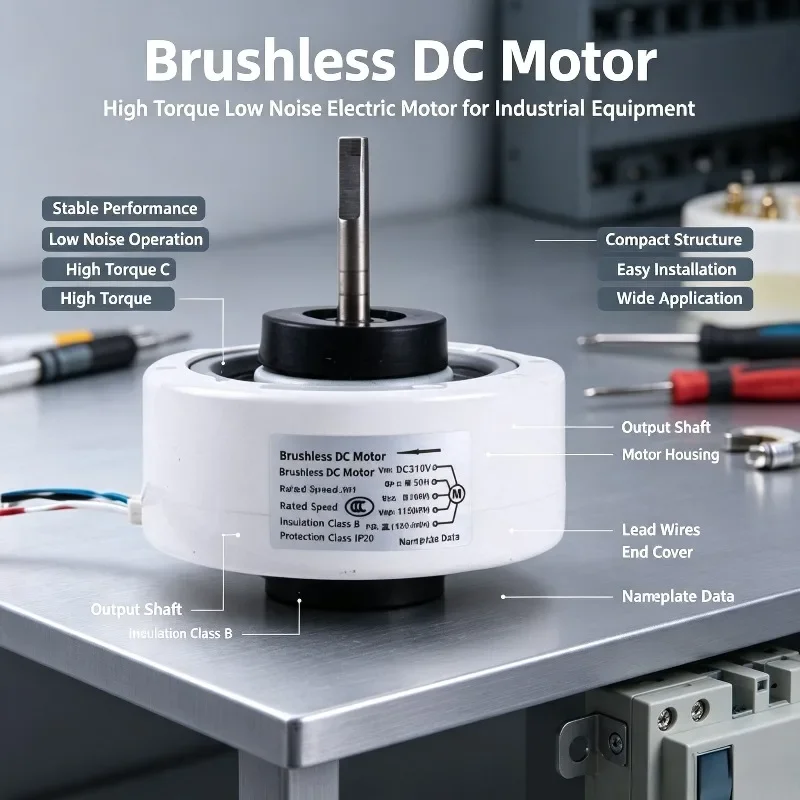 310V Bldc Brushless Dc Variable Frequency Motor Air Purifier Replacement Household Indoor Air Cleaning Drive Motor