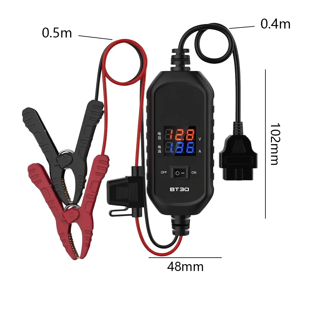 BT30 Power Cable for OBD2 Interface Maintains Continuous Power During For Battery Replacement Prevents and Data Loss
