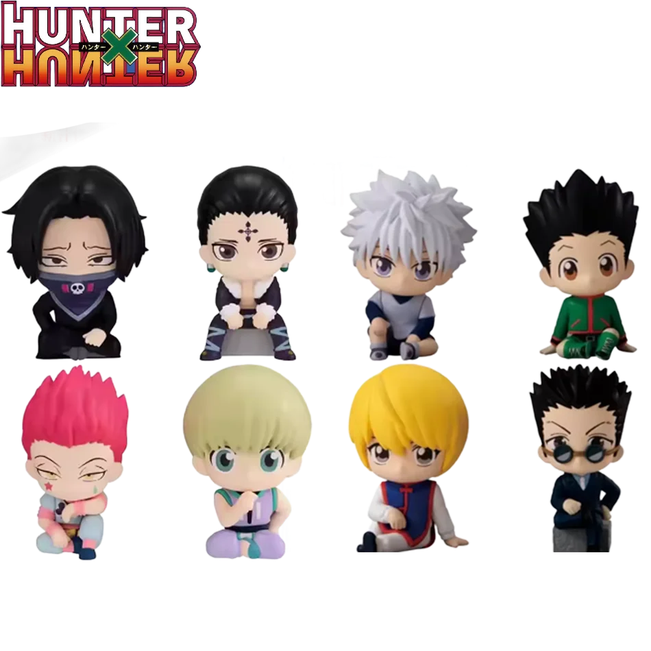 Official Figure 8PCS SET Q Version HUNTER X HUNTER PVC Action Figure Amine Christmas Gift Collectible Figurine
