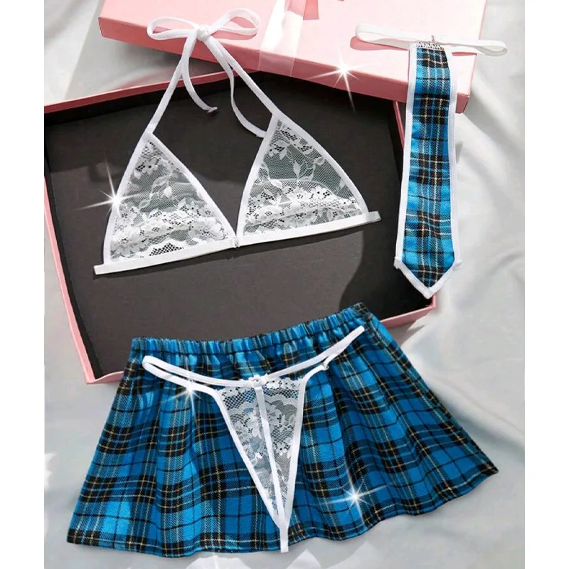 

Cosplay Sexy Shoolgirl Nightdress Erotic Lingerie Porno Sexy Women's Underwear Student Sexy Outfit Babydoll Role Play Costume