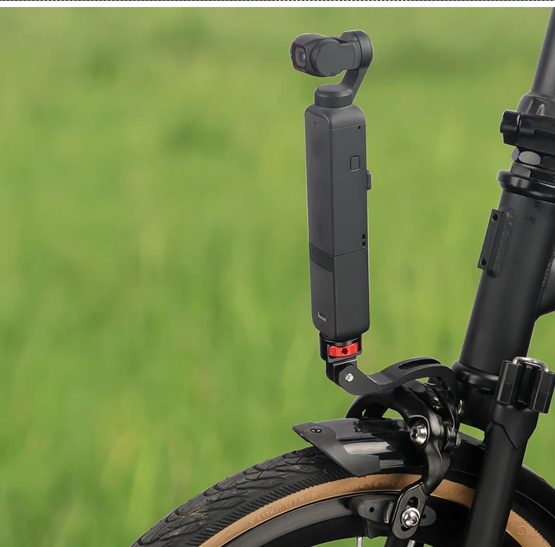 Deemount Vorderradgabel Installieren Scheinwerferständer Halterung Action Kamera Klemmständer Passend für Gopro-Schnittstelle Brompton Rennrad MTB-Teile – Detail 19