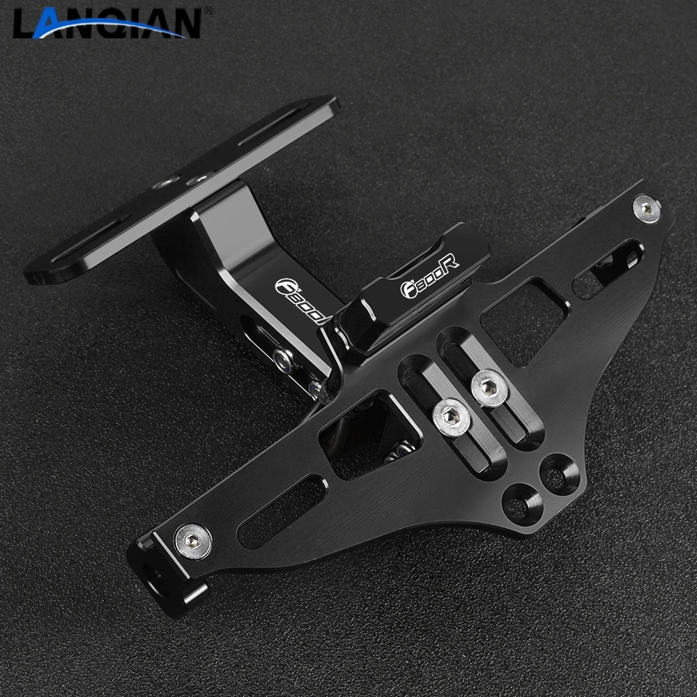 For BMW F800R F 800 R 2004 - 2023 Motorcycle Fender Eliminator Adjustable License Plate Holder Bracket LED Turn Signal Light