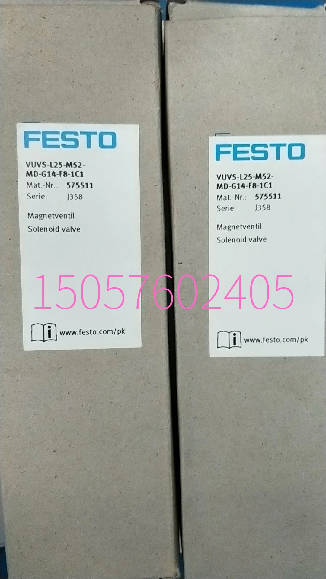 

Festo FESTO Soft Start Valve VUVS-L25-M52-MD-G14-F8-C1 Solenoid Valve 575