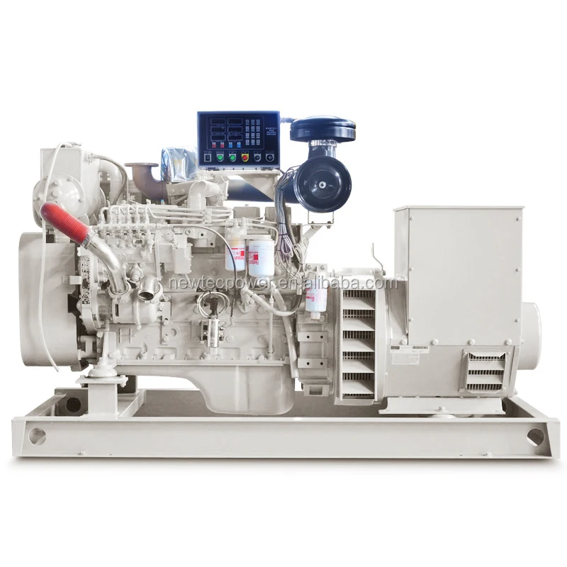 Ship boat power marine dies el generator prime power 300kw with Cumins marine engine KTA19-DM