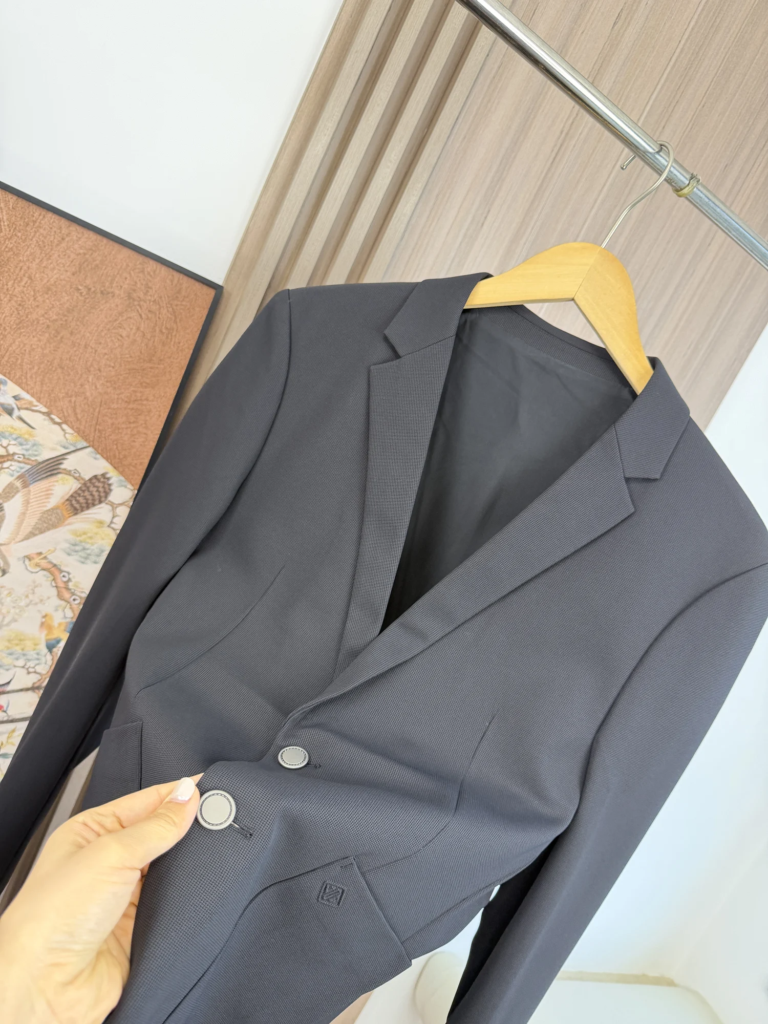 Men's Casual Business Suit Jacket Comfortable Commute Three-dimensional Tailoring Trendy Autumn Light Weighted Coat