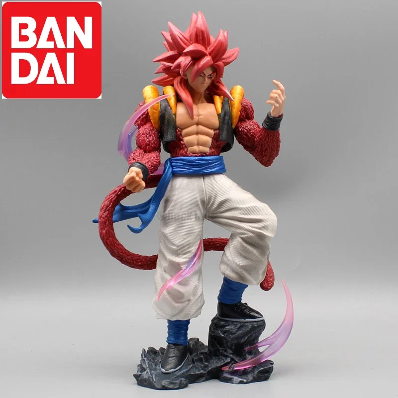 25cm Dragon Ball Gogeta Anime Figures Super Saiyan 4 Gogeta Figures Ssj4 Model Pvc Statue Doll Collection Decoration Toys Gift.