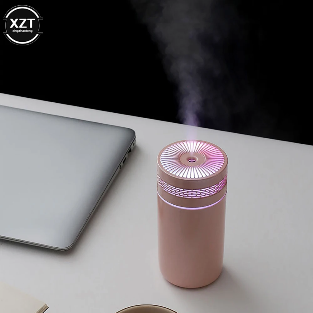 

USB Desktop Mini Humidifier Home Appliance Car Air Purifier Colorful Ambient Light 320ml Office Desktop Humidifier