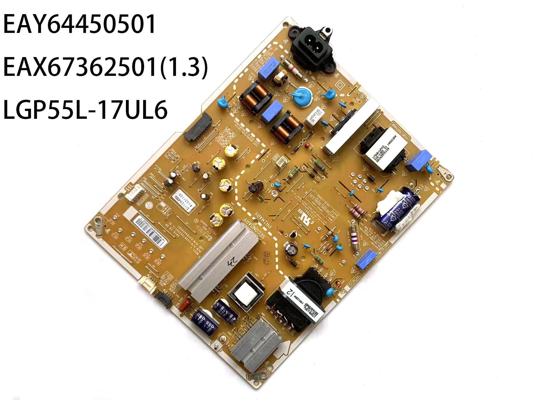 Eay64450501 Eax67362501 (1.3) LGP55L-17UL6 Voedingskaart Past 55uj 654T 55uj 651V 55uk6500a-ua 55uj6540-ub 55uj6500-Cb 55uj701