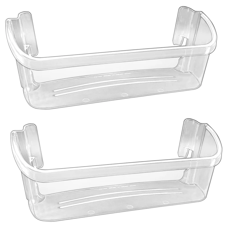 

240323002 Refrigerator Door Bin For Refrigerator Parts Bottom Fridge Shelves 2PACK