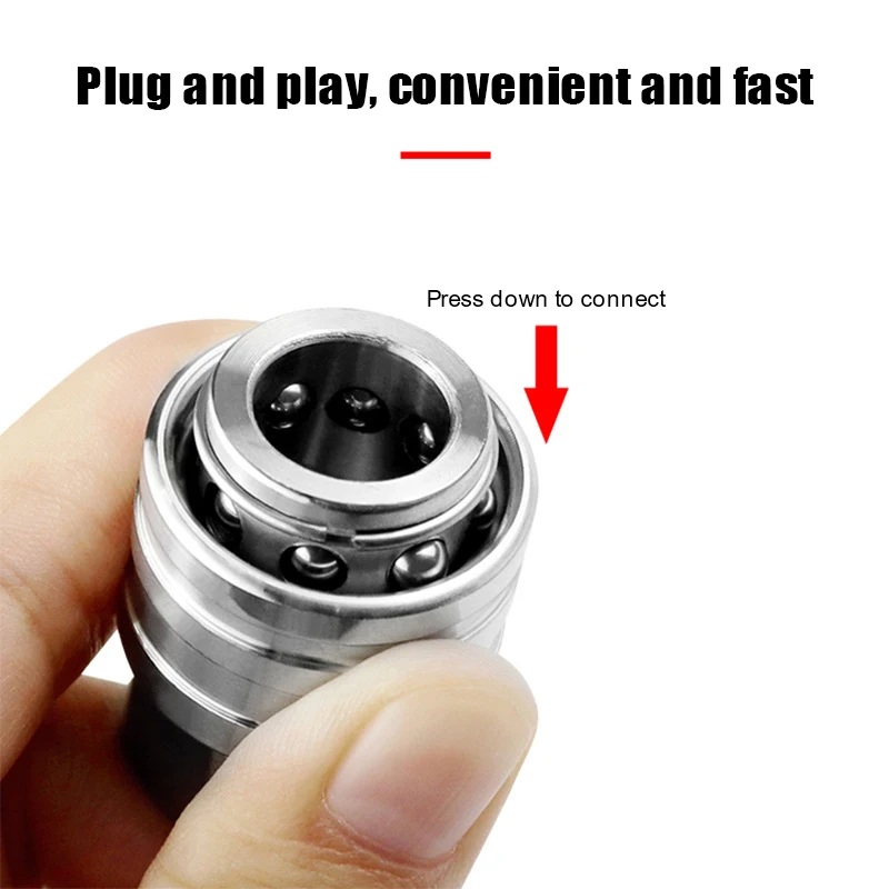 High Pressure Washer Adapter 1/4" Quick Connector Quick Release Fitting G1/4 Quick Plug Connector Pressure Washer Accessories