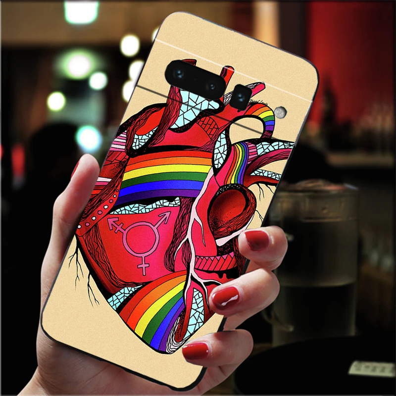 

Phone Case For Google Pixel 10 9 Pro XL 9A 8 7 6 Pro Pixel 8A 7A 6A Pixel 8 7 6 5 Human Organs Brain Meridian Kidney