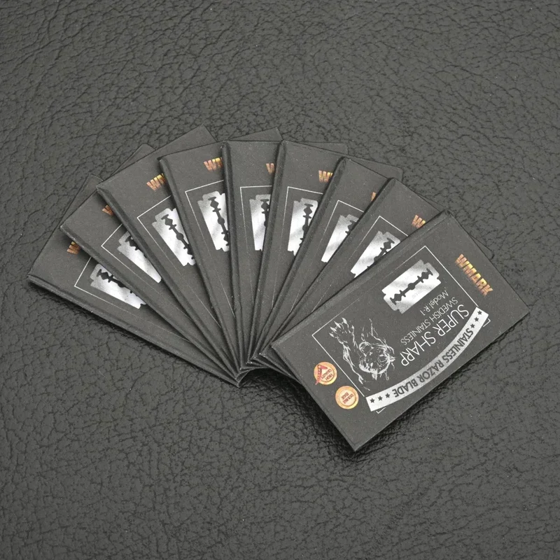 NEW WMARK Double-sided Razor Blade Stainless Steel Men Shaving Shaver Manual Shaving Tool