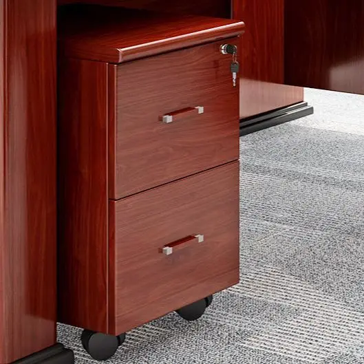 Office side cabinet with wheel printer  mobiledesk boss table auxiliary