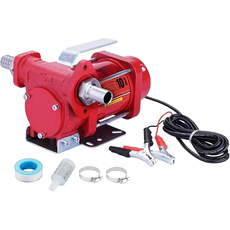 

Authenticity guarantee.12V DC Gasoline Fuel Pump 10GPM Self-priming Oil Transfer Pump With Handle, Overheat Protection, Explosio