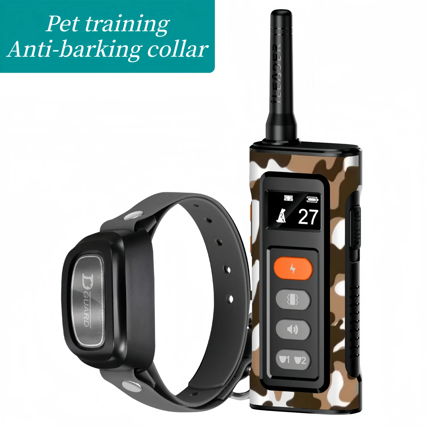 

Электрический ошейник для дрессировки собак, водонепроницаемый ошейник для лая собаки, домашнее животное с дистанционным управлением, перезаряжаемое устройство против лая, все размеры для собак