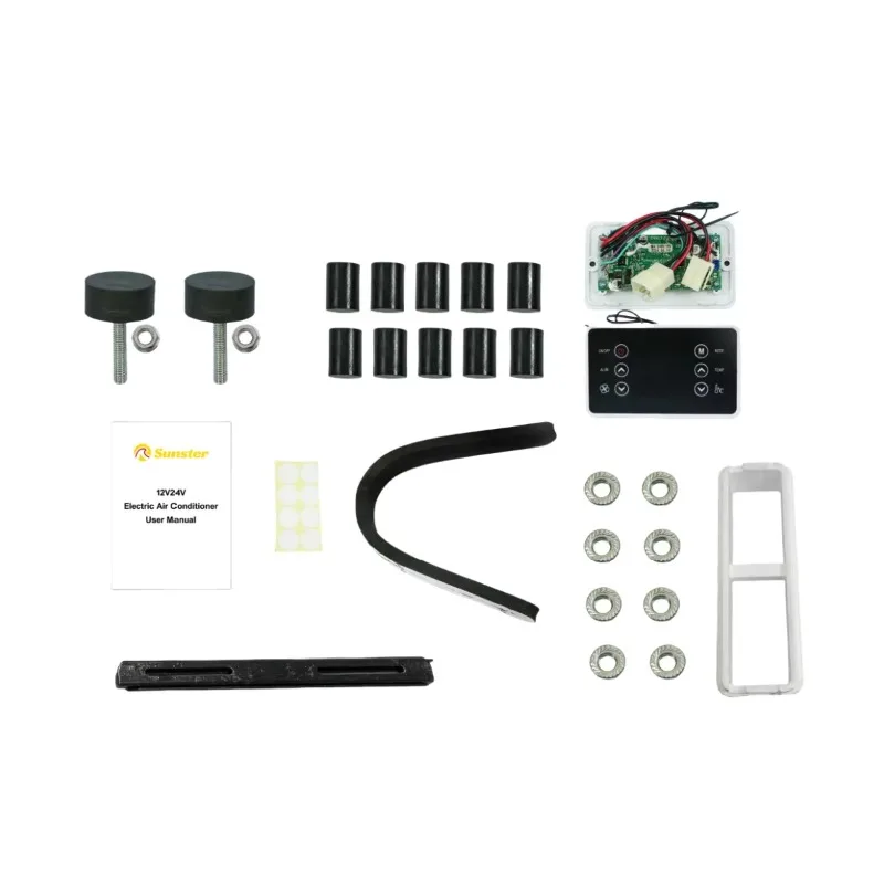 سهلة التركيب 12 فولت 24 فولت تيار مستمر وحدة RV مكيف هواء وقوف السيارات لتبريد السقف والشاحنات والقوافل المتنقلة