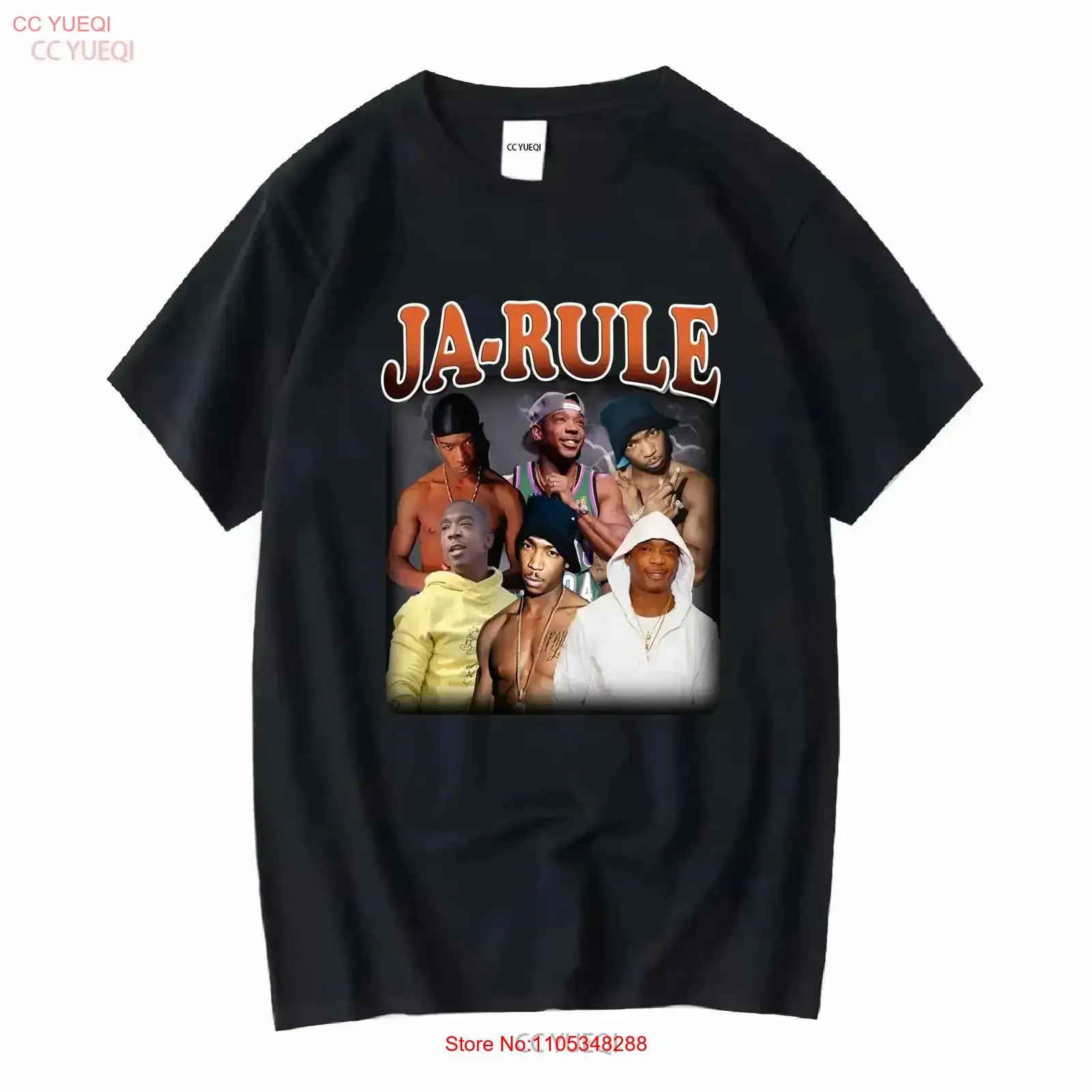 JA RULE T Shirt vintage Washed graphic Soft streetwear Top For Everyday Wear homme fashion Casual designer clothes vintage