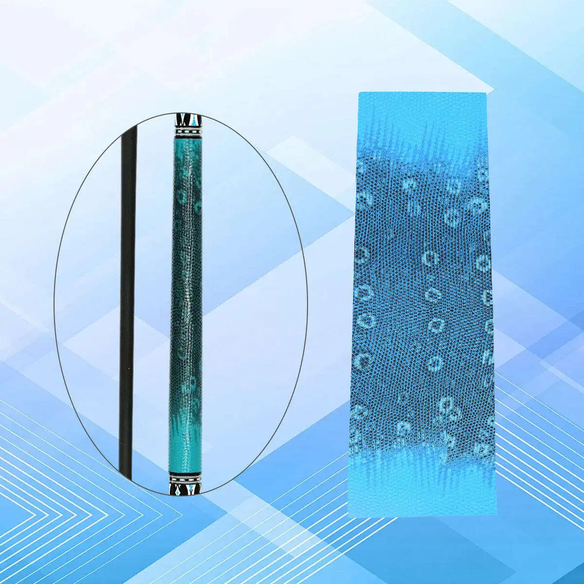 

High Quality Billiard Accessory Leather Wrap for Pool Cue Stick Butt Hand Grip Replacements