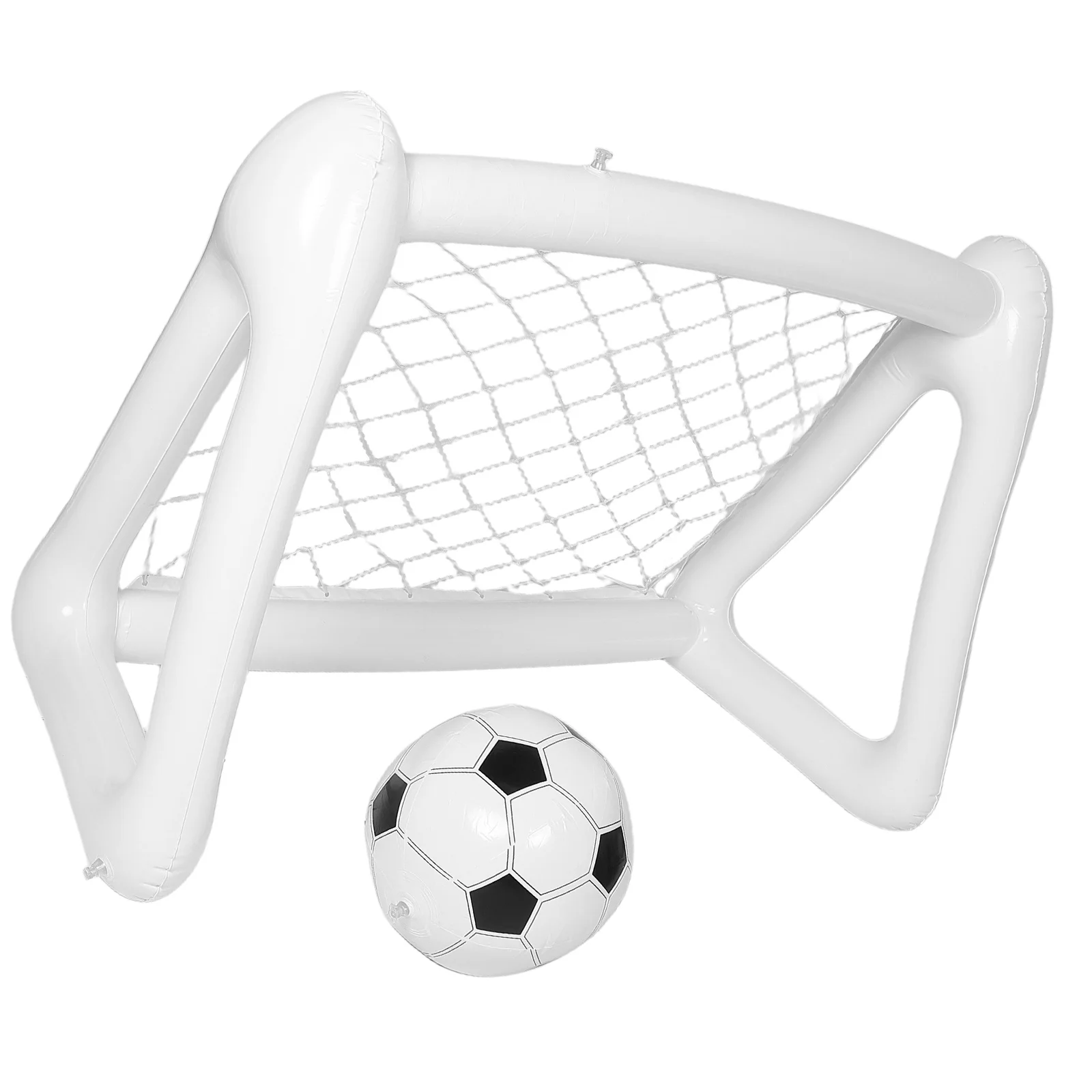 

Portable Children's Football Goal Backyard Soccer Net Kid Training Inflatable Goals Lightweight PVC Quick Assembly