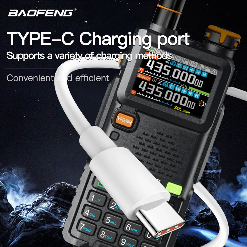 Baofeng UV-5RH Pro Air Band 14.5W 3800mAh AM FM Radio Six Band 65-520MHz UV-5RM Ham Radio Frequency UV-5RH Pro