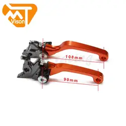 CNC Motorcycle Billet Foldable Pivot Clutch & Brake Lever For KTM EXC125 SX125 SX144 SX150 XC150 XCW200 EXC200 SX SXF SXR 450