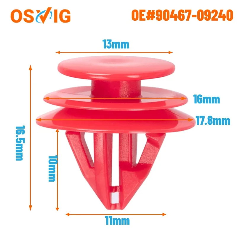 

20pcs Oe#90467-09240 Reading Light Clip Upper Quarter Trim Retainer Overhead Console Retainer For Toyota & Lexus 90467-09240