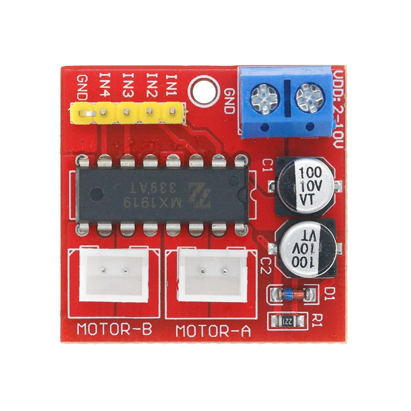2,5 А двойной мост, матовый двигатель постоянного тока, модуль платы контроллера привода для умного автомобиляArduino, низкое энергопотребление MX1919