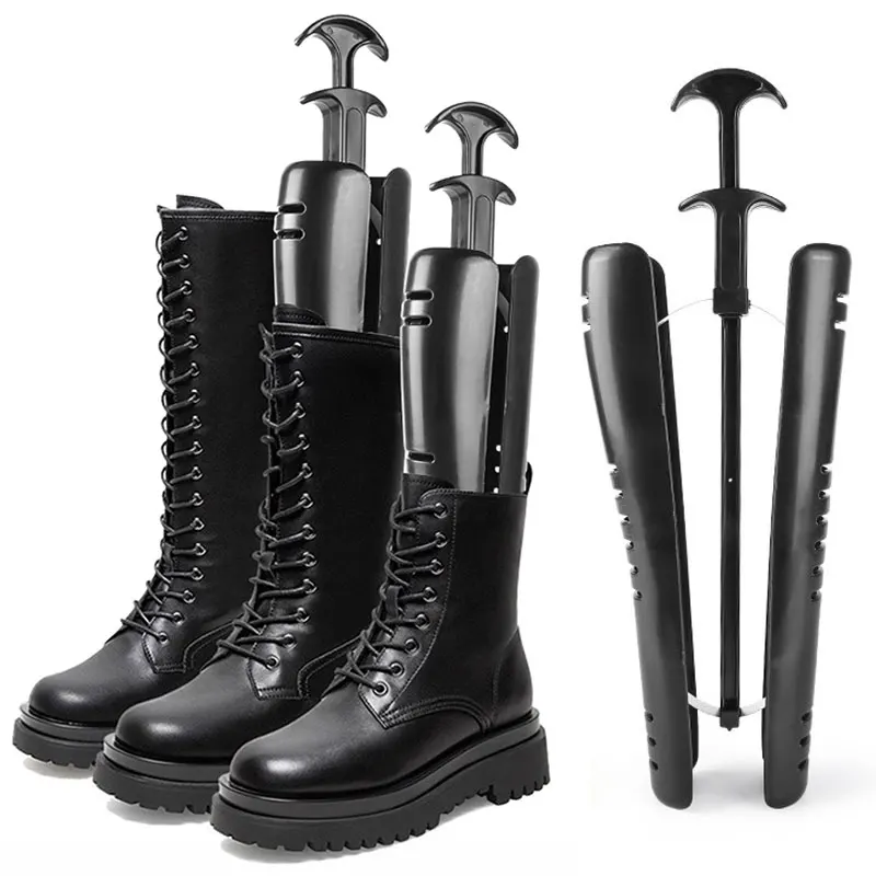 1pc Shaper Supporter Anti-wrinkling Adjustable Shoes Stretcher  Boots Stand With Handle Inserts Long Boots Holder Accessories