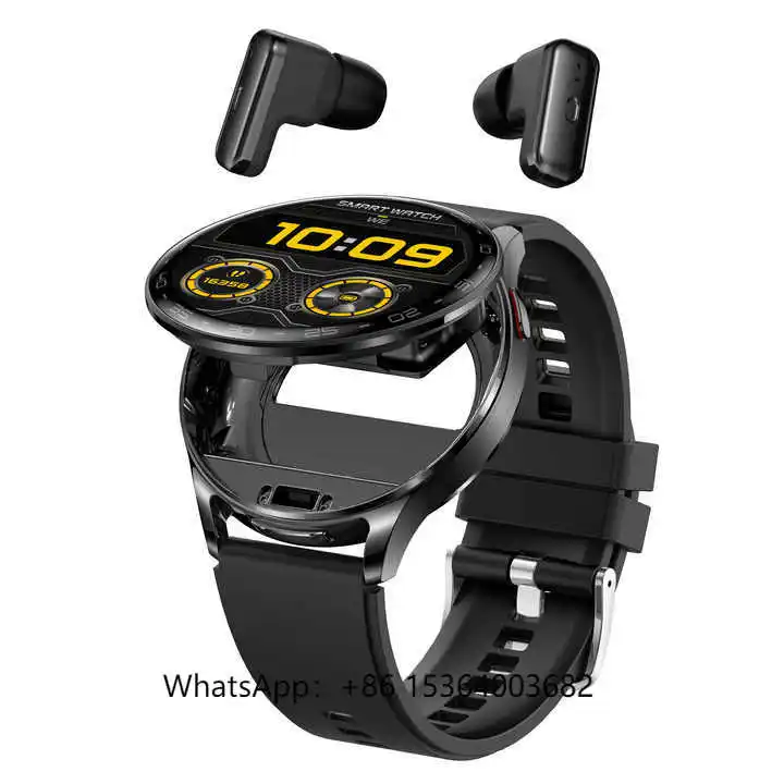 

Hot Sell T97 Smart Watch Waterproof Smartwatch with Earbuds 2 in 1 TWS Earphone 100+ Sports Mode Wearable Devices
