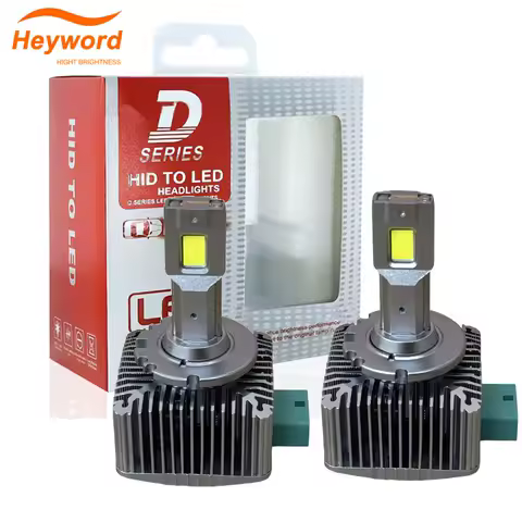 Heyword D3S LED Car Headlights Bulbs D1S D2S D4S D5S D8S Turbo Lights 12000LM 6000K 70W Auto Lamp Plug&amp;Play HID Conversion Kit