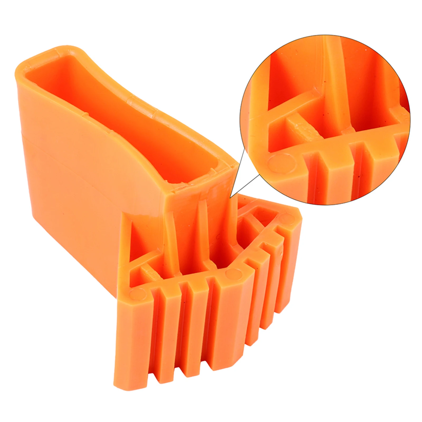 2pcs Anti-Slip Pads Thickened Feet Protector For Folding Ladder Leg Covers Heavy Duty Ladder Mat Floor Protection Construction