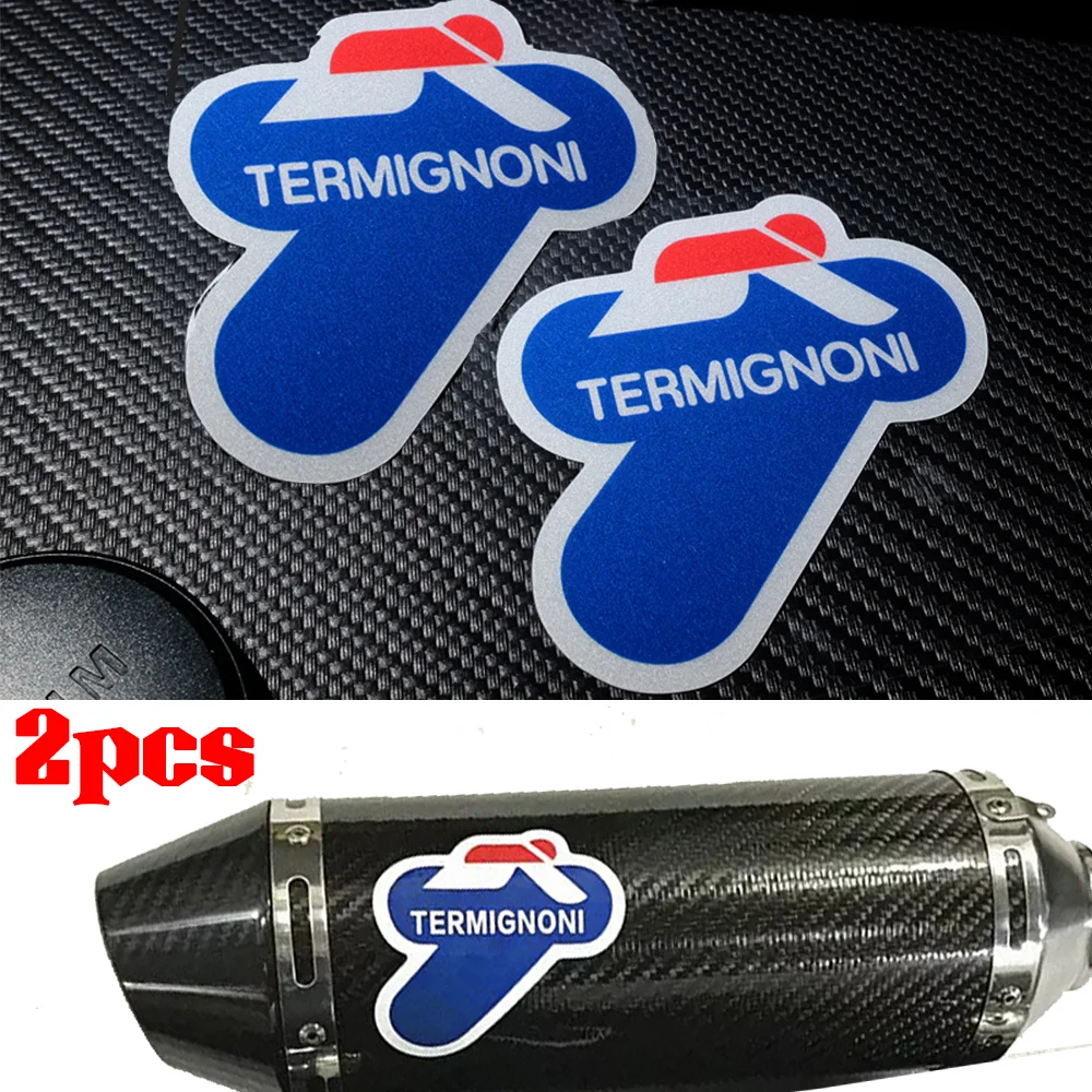 For Termignoni Exhaust Aluminum Stickers Motorcycle Accessories Yamaha Tmax 530 560 Ducati Monster Panigale Streetfighter v4 937