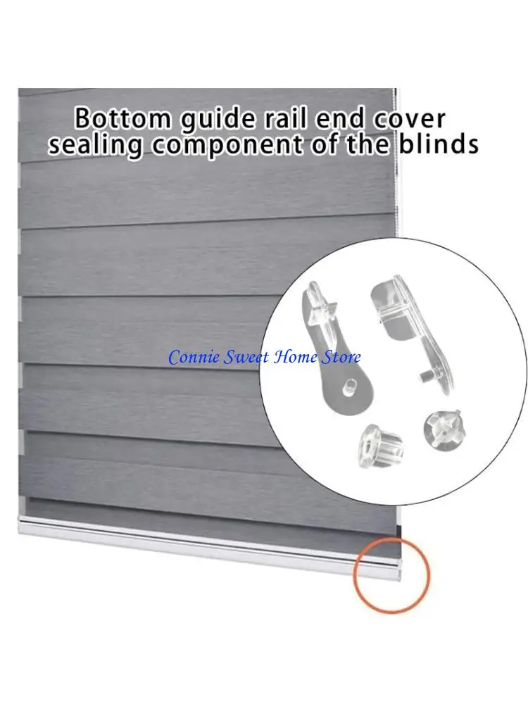 

LXAF Durability Plastic End Caps Dustproof Replacement Bottom Plug For Window Blinds Bottom Simple Installation