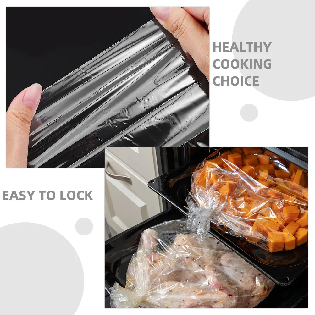 24 PCS Oven Bags for Baking Meat and Vegetable Large Turkey PET Chicken Poultry