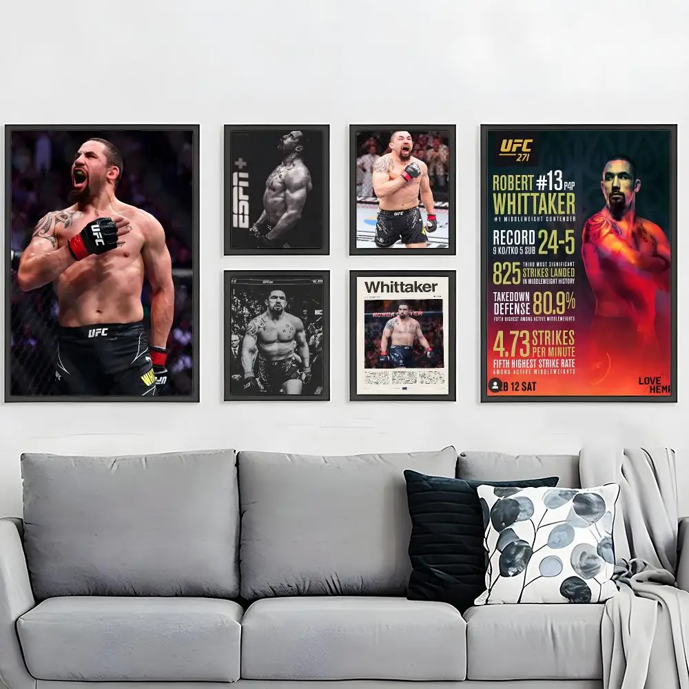 sports star Robert Whittaker Poster HD Waterproof Self-Adhesive Wall Art – Multi-Scene Use, Top Gift Pick