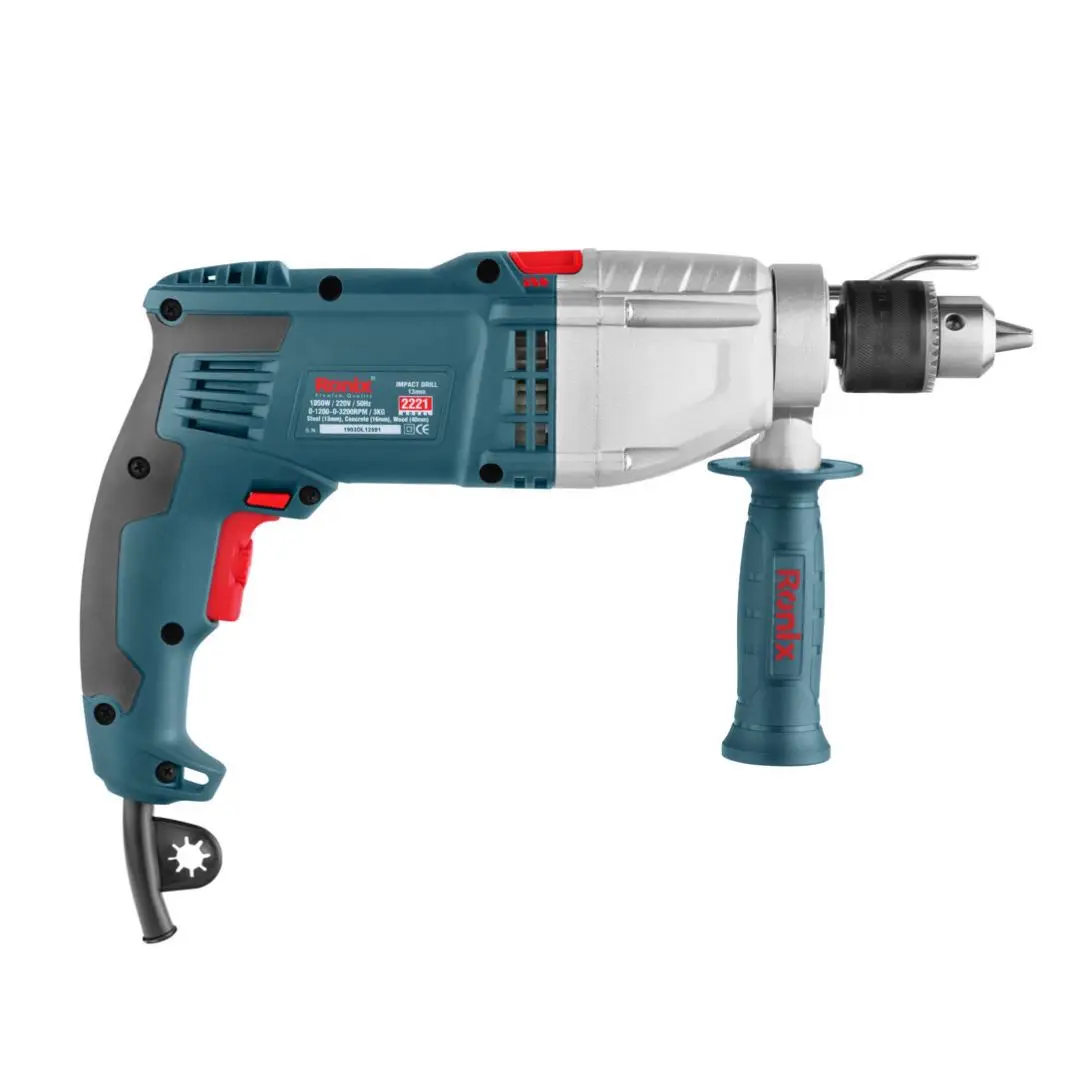 For Ronix Impact drill 2221 13mm 1050w Hand Held Power Tools for Variable Speed Heavy Duty Electric Drill