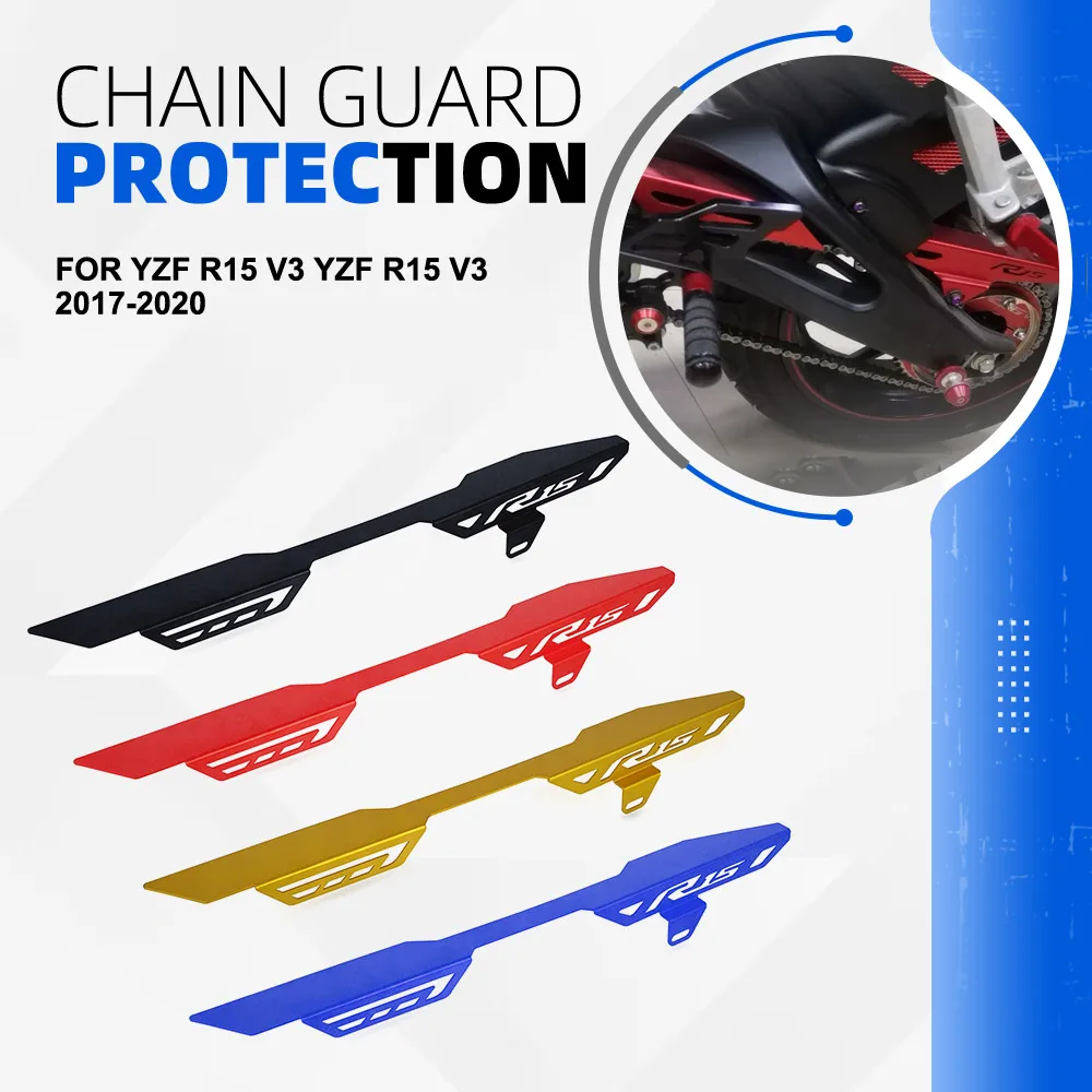 

For Yamaha YZF R15 V3 YZF R15 V3 2017 2018 2019 2020 R15V3 Motorcycle Accessories Chain Belt Guard Cover Protector Decorative