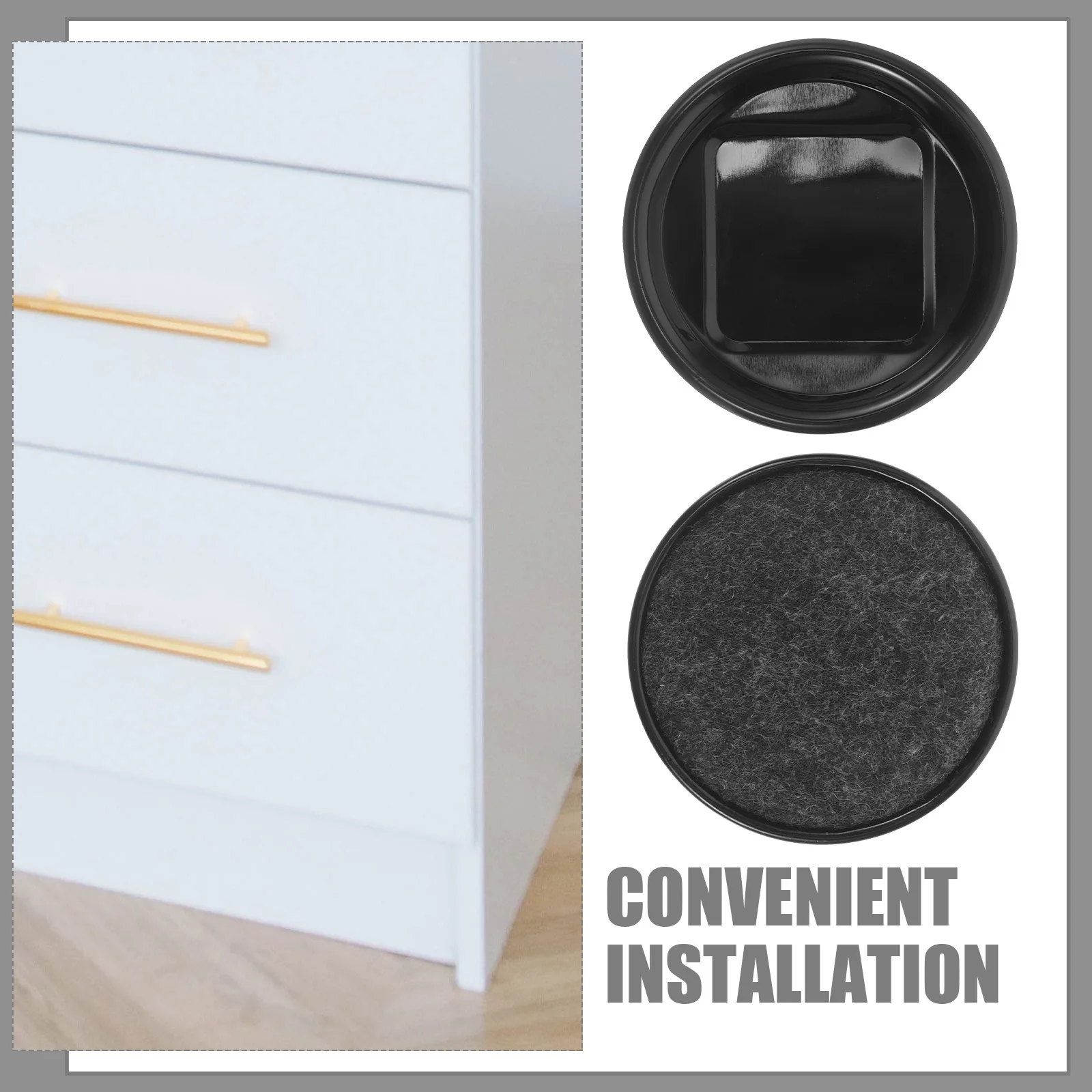 

8pcs Furniture Caster Cups 1.5 Inch Floor Protectors For Chairs Hardwood Tile Carpet Furniture Leg Pads Chair Feet Covers