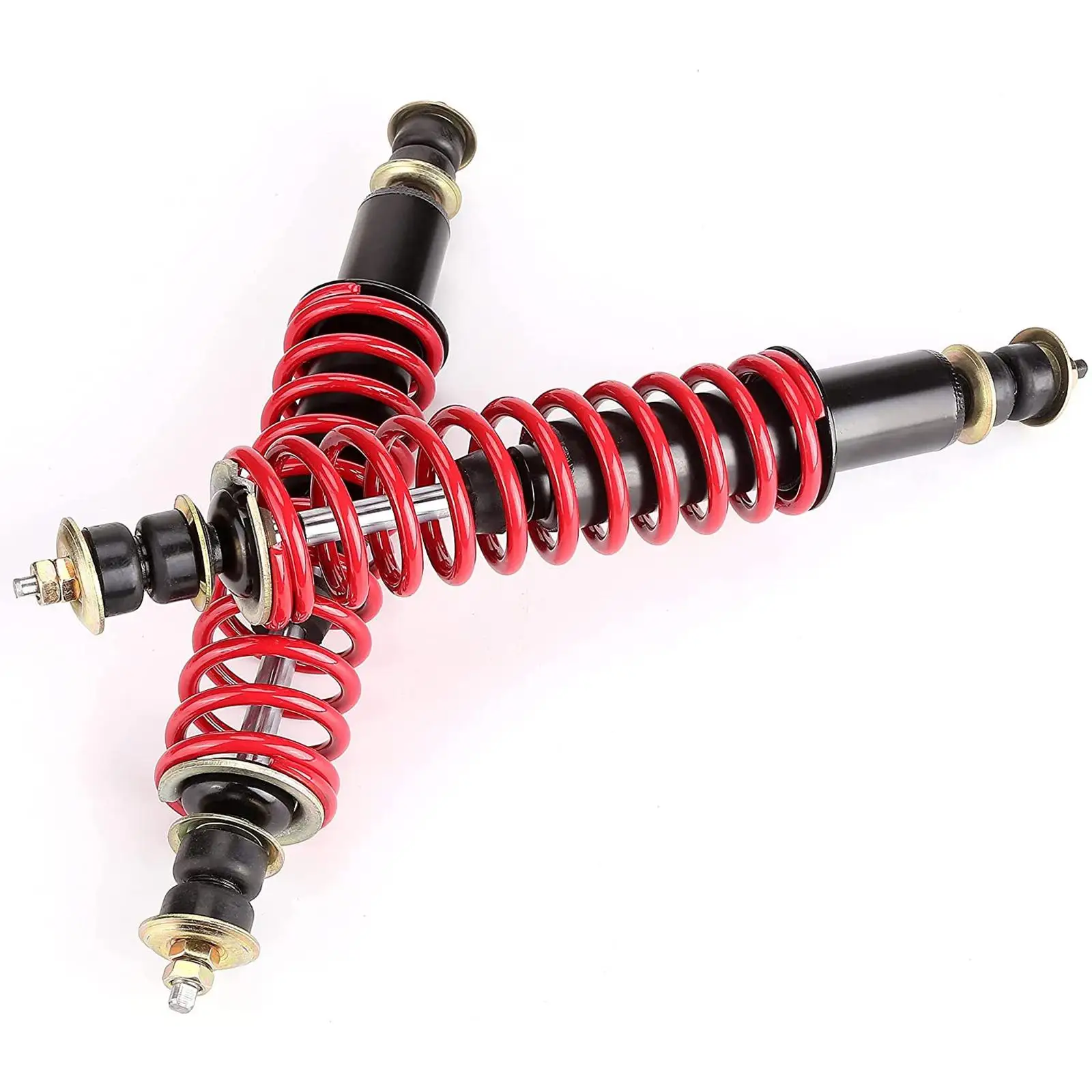 2 Pieces Golf Carts Front/Rear Shocks Golf Carts Shocks Metal Replaces Part 70630-g01 76418-g01 Coil Spring Shock Absorber