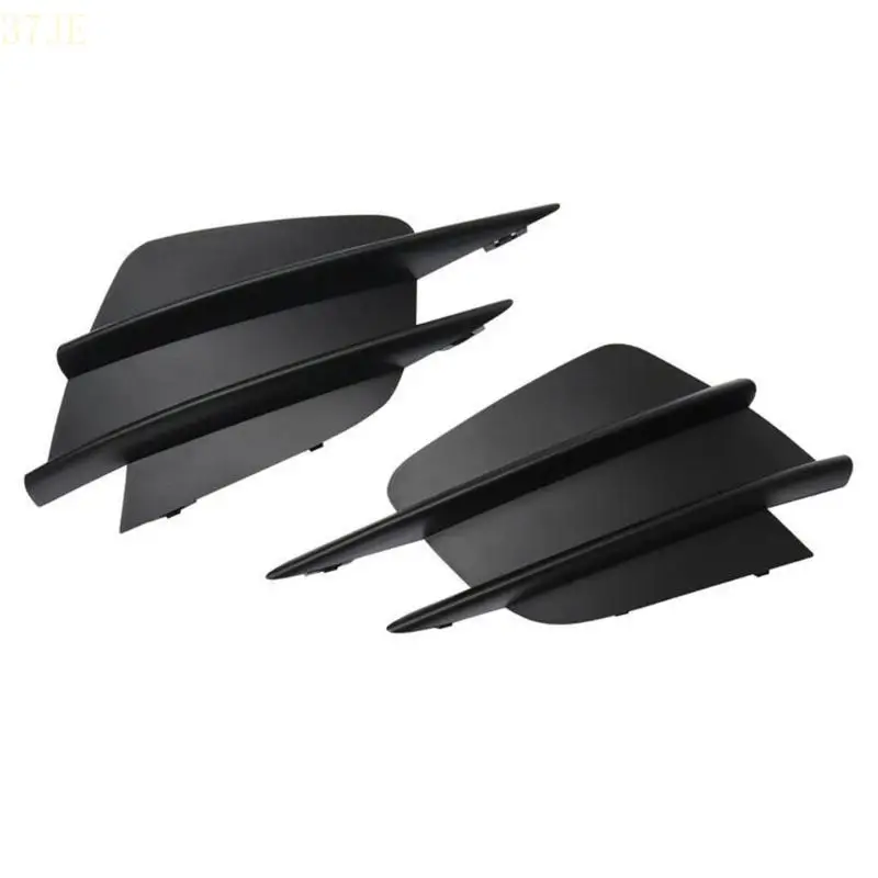 

37JE 1 Pair Fog Light Grille Auto Accessory Car Front Bumper Fog Light Cover Grille