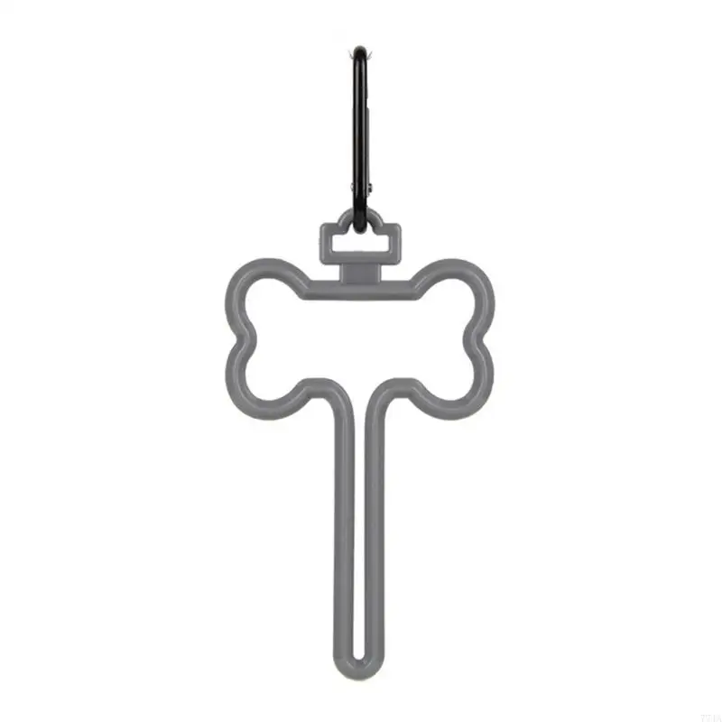 77JA Tay chó miễn phí Poop Túi đựng túi chất thải cho clip vận chuyển cho dây xích dễ sử dụng túi dây xích chó cho người vận đi