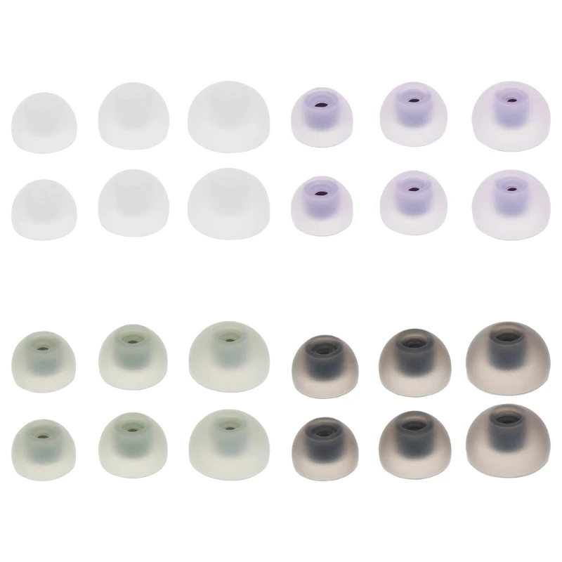 6Pcs In-Ear Earcaps For Galaxy Buds2 Earphone Silicone Covers Replacement SM-R177 Earbud Eartips Earplug Ear Pads