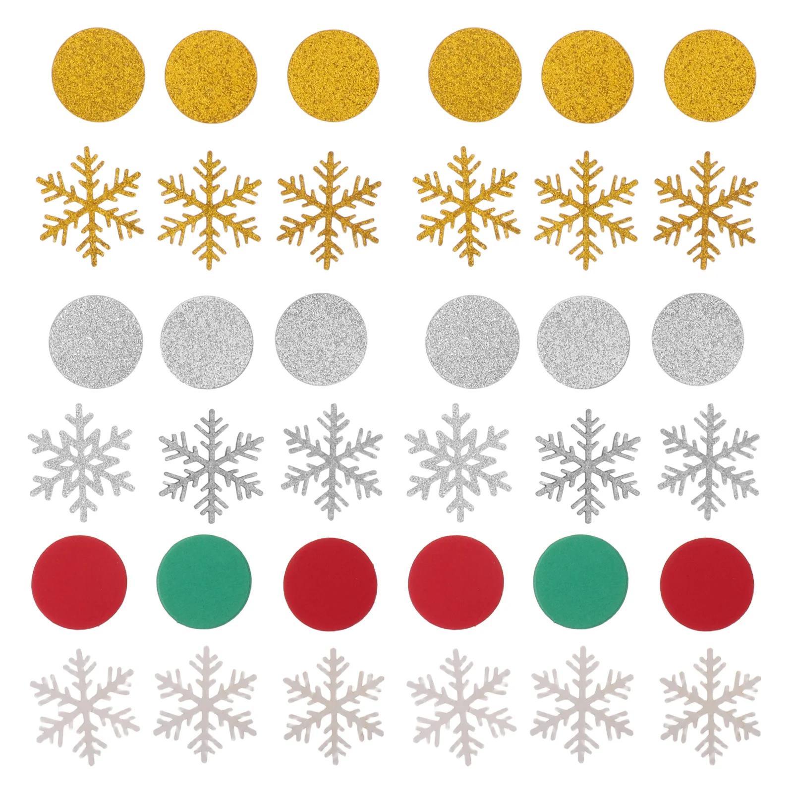 

300Pcs Christmas Snowflake Confetti Glitter Paper Sprinkles Table Scatter Decorations Holiday Winter Party Snowflake Confetti