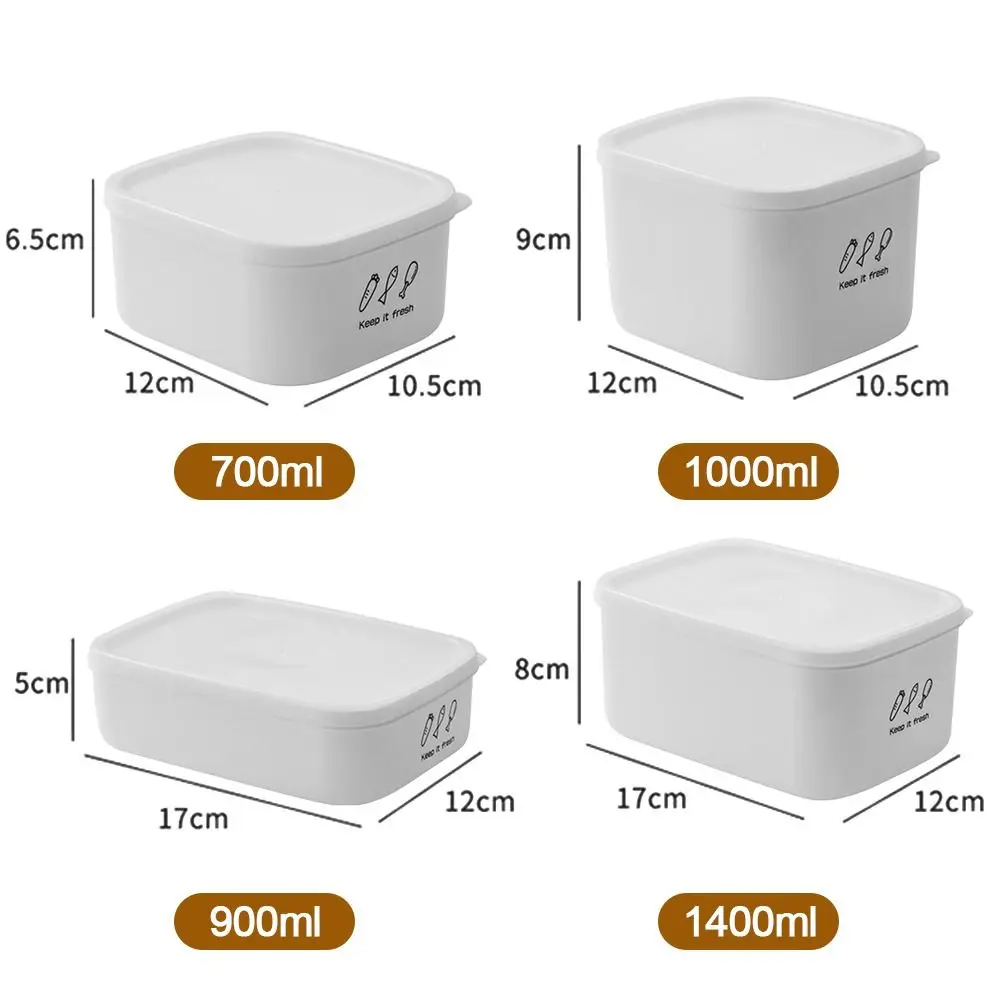 صندوق تخزين الطعام المحمول ذو السعة الكبيرة، صندوق فواكه مجففة بلاستيكي لحفظ الطعام الطازج، منظم ثلاجة مقاوم للرطوبة