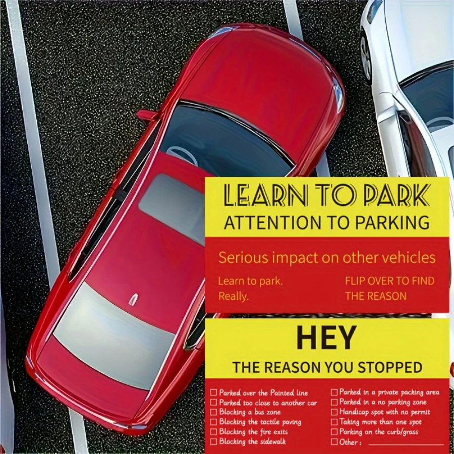 100 шт., парковочная карта