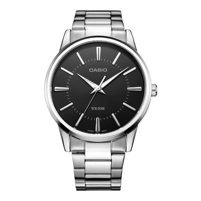 casio-mtp-1303d-men's-watch-black-dial-stainless-steel-band-50m-analog-quartz