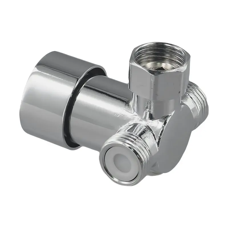 ABLJ صمام خلاط ثرموستاتي للاستحمام التحكم في الماء الساخن البارد ثلاثي الاتجاه قابل للتعديل درجة الحرارة صنبور سخان المياه #2